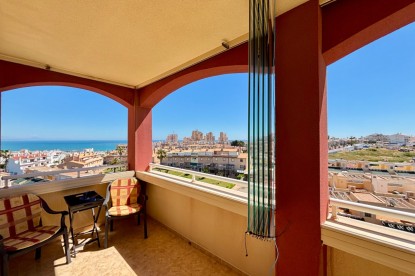 Apartmán s výhledem na moře – top patro, La Mata, Torrevieja