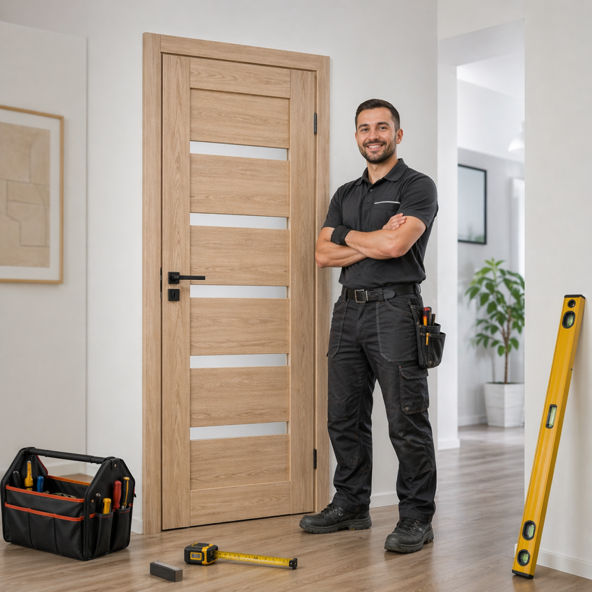 Montážní technik interiérových dveří