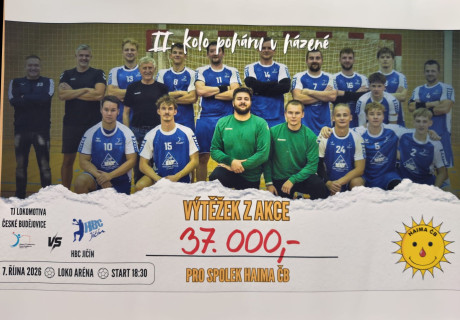 Charitativní házenkářský svátek v Českých Budějovicích.