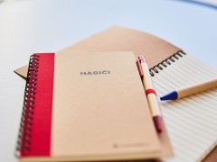 Blok s propiskou a potiskem HASIČI