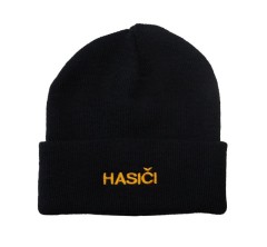 čepice zimní s výšivkou HASIČI