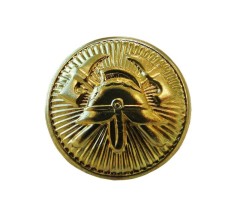Knoflík SDH 22mm zlatý našívací