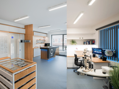 Optika i ordinace pod jednou střechou