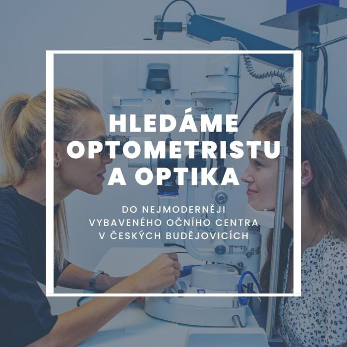 Hledáme optika/ optometristu
