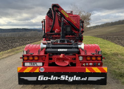 SCANIA P400 - nosič kontejneru + hydraulická ruka