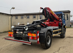 Mercedes Benz Axor 1833 4x4 - nosič kontejneru + hydraulická ruka