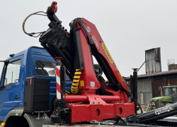 Mercedes Benz Axor 1833 4x4 - nosič kontejneru + hydraulická ruka