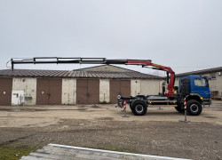 Mercedes Benz Axor 1833 4x4 - nosič kontejneru + hydraulická ruka