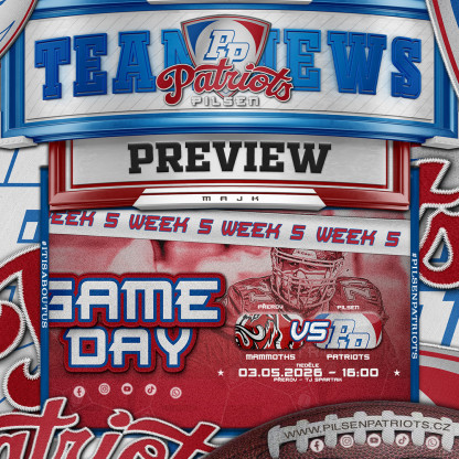 Preview Přerov Mammoths - Pilsen Patriots