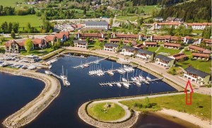Prodej apartmánu 1+kk s terasou a výhledem na Lipno – Marina Lipno