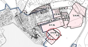 Prodej stavebního pozemku 1689 m2 v Hluboké nad Vltavou