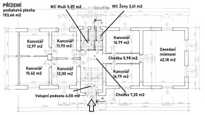 Prodej administrativní budovy s pozemkem – České Budějovice, Hlinská 415/23