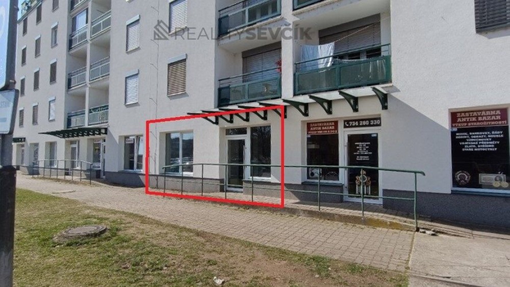 Pronájem komerčního prostoru 53 m2 v Českých Budějovicích