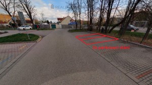 Prodej venkovního parkovacího stání na sídlišti Vltava v Českých Budějovicích