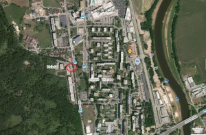 Prodej venkovního parkovacího stání na sídlišti Vltava v Českých Budějovicích