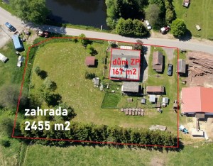 Prodej chalupy k rekonstrukci v podhůří Novohradských hor – obec Kamenná