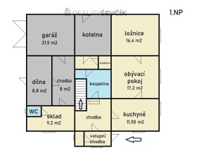 Prodej chalupy k rekonstrukci v podhůří Novohradských hor – obec Kamenná