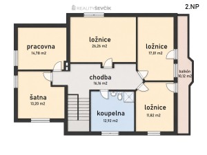 Prodej nadstandardního rodinného domu 5+1 s jídelnou, garáží, bazénem - Jabloňová, České Budějovice