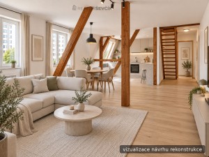 Prodej mezonetového bytu 5+1, 165 m², terasa 20 m² – České Budějovice