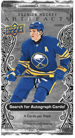 2025-26 Upper Deck Artifacts Hockey Hobby Pack