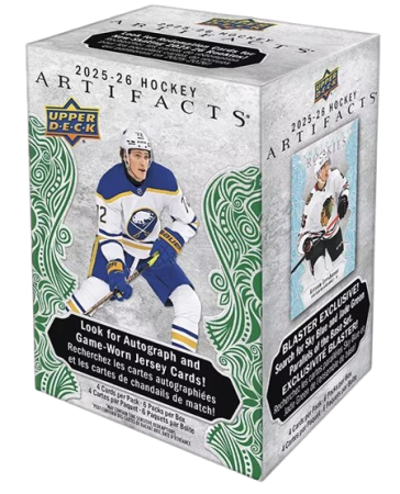 2025-26 Upper Deck Artifacts Hockey Blaster Box