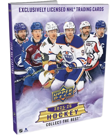 Album 2025-26 Upper Deck Series 1 STARTER KIT A4 for 250 cards + 1 pack